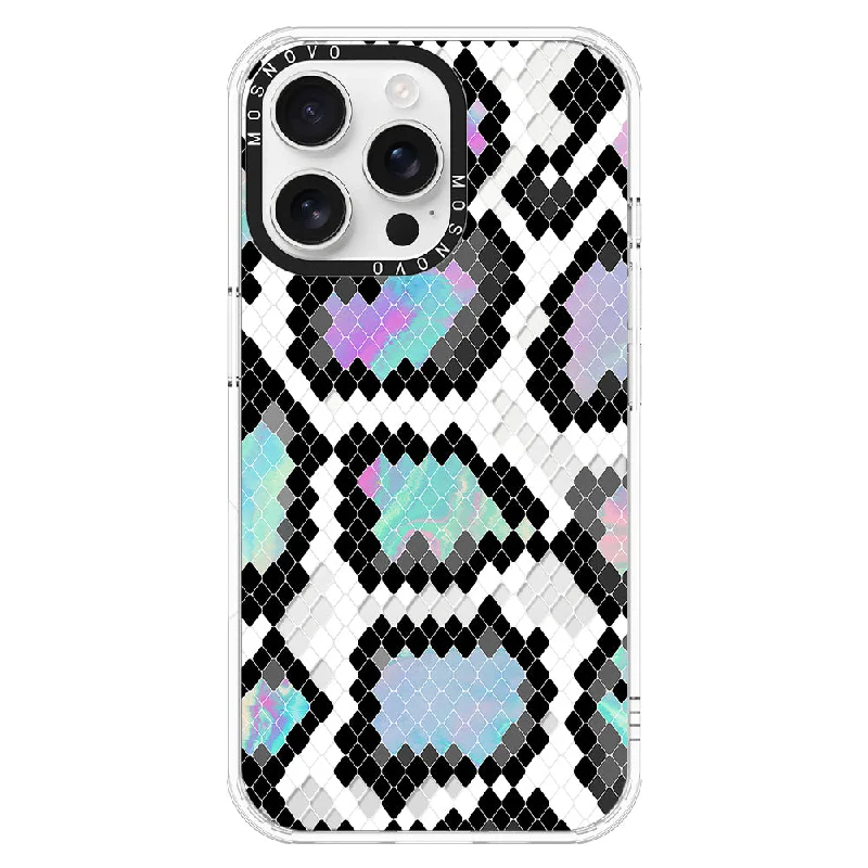 Aurora Snake Print Phone Case - iPhone 16 Pro Max Case