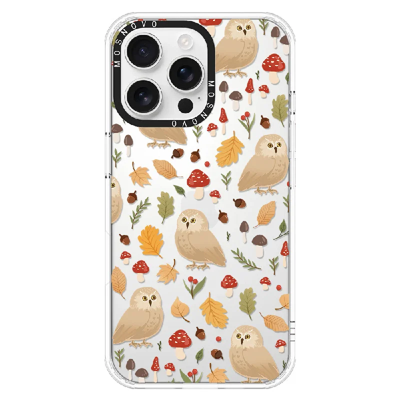 Autumn Owl Phone Case - iPhone 16 Pro Max Case