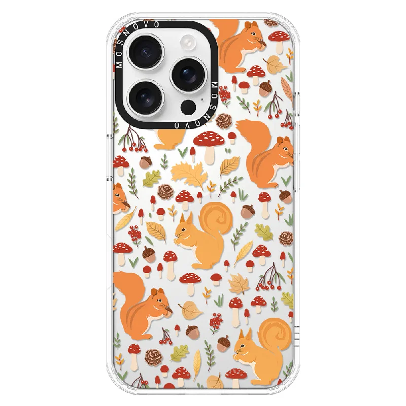 Autumn Squirrel Phone Case - iPhone 16 Pro Max Case