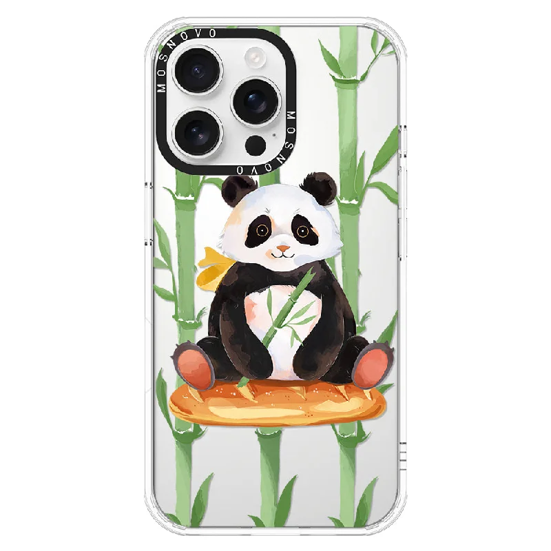 Bamboo Panda Phone Case - iPhone 16 Pro Max Case