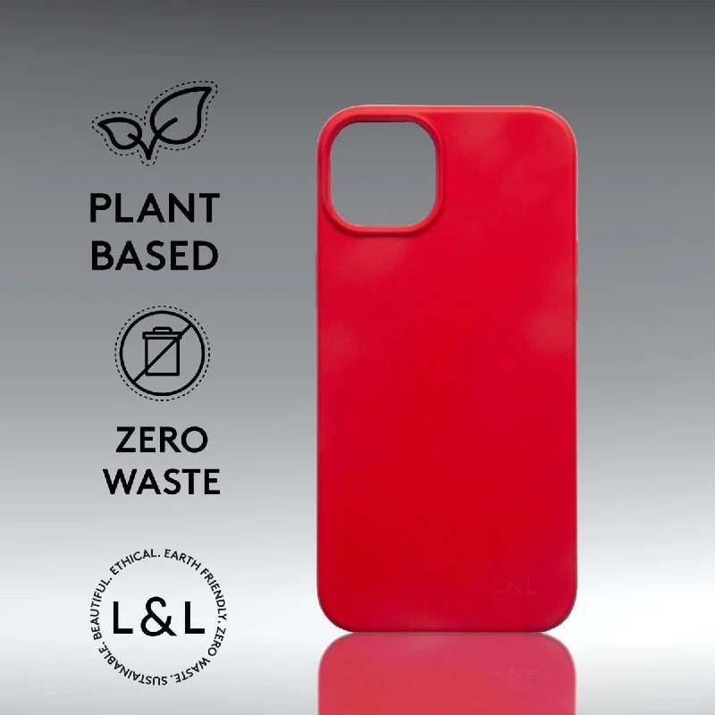 Biodegradable iPhone 15 Plus Red