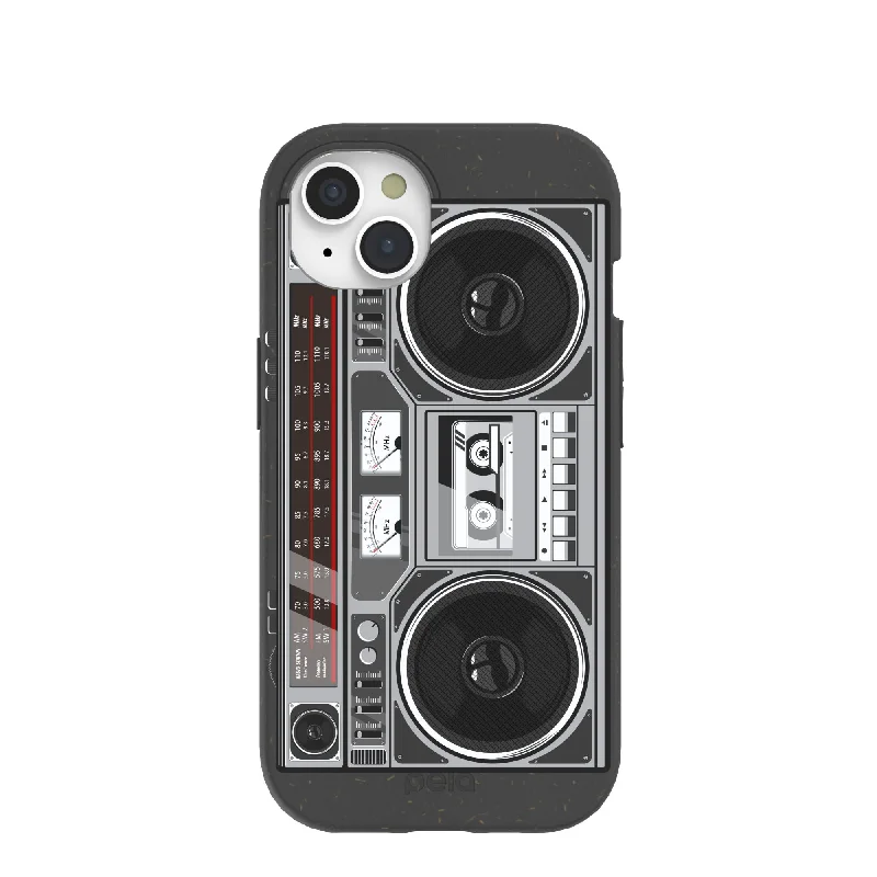 Black Boombox iPhone 15 Case