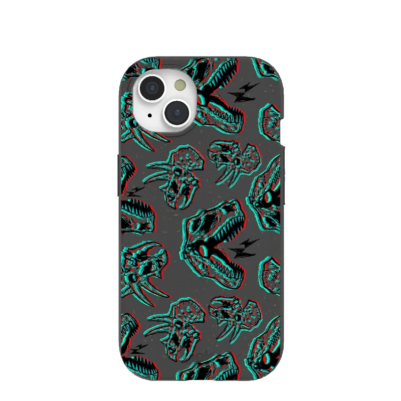 Black Fossilized iPhone 15 Case