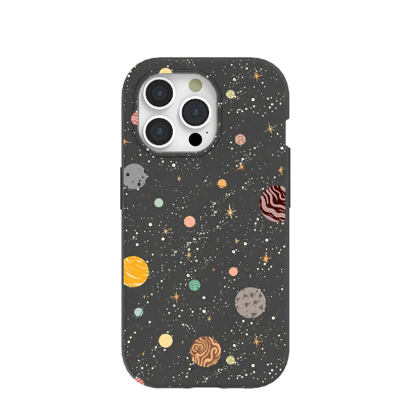 Black Galactic Glow iPhone 15 Pro Case