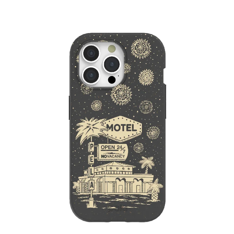 Black Motel Pela iPhone 15 Pro Case