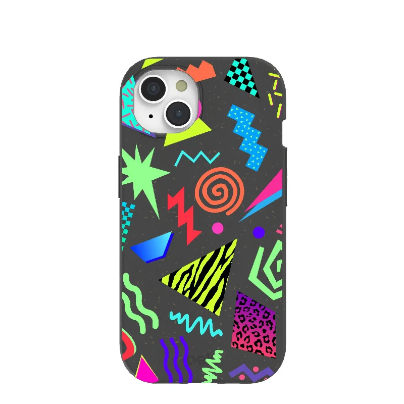 Black Neon Blast iPhone 15 Case