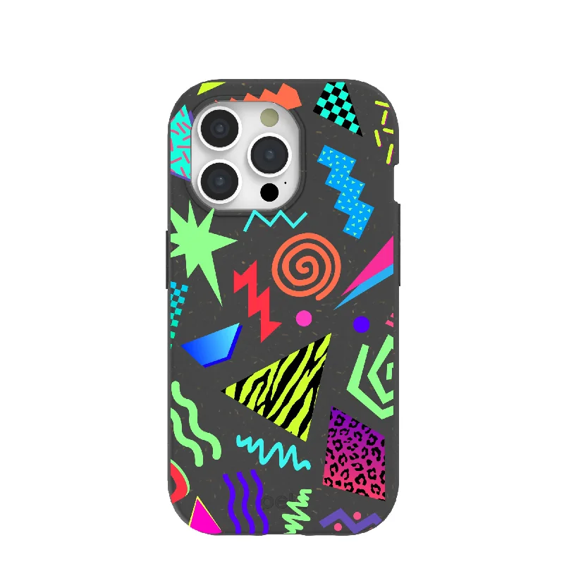 Black Neon Blast iPhone 15 Pro Case