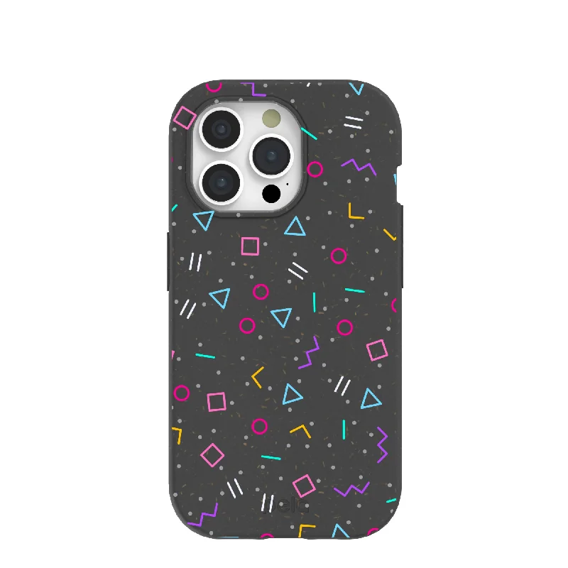 Black Neon Nostalgia iPhone 15 Pro Case