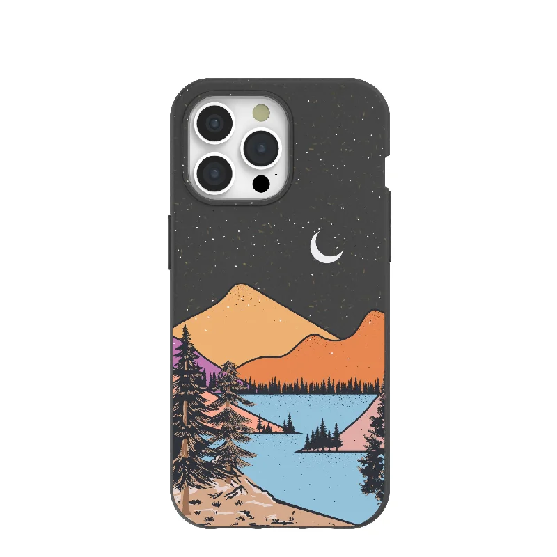 Black Night Trails iPhone 15 Pro Max Case