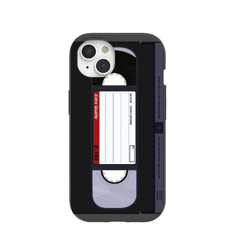 Black VHS iPhone 15 Case