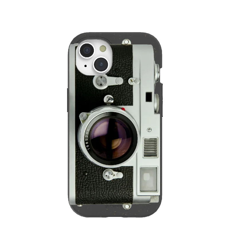 Black Vintage Camera iPhone 15 Case