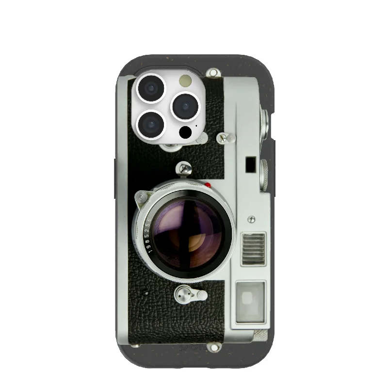 Black Vintage Camera iPhone 15 Pro Case