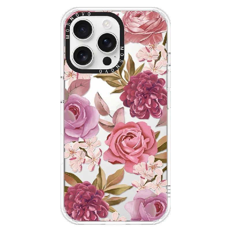 Blossom Flowe Floral Phone Case - iPhone 16 Pro Max Case