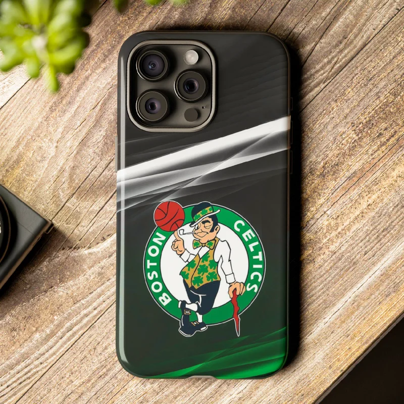 Boston Celtics Tough Phone Case for iPhone 15 14 13 12 Series