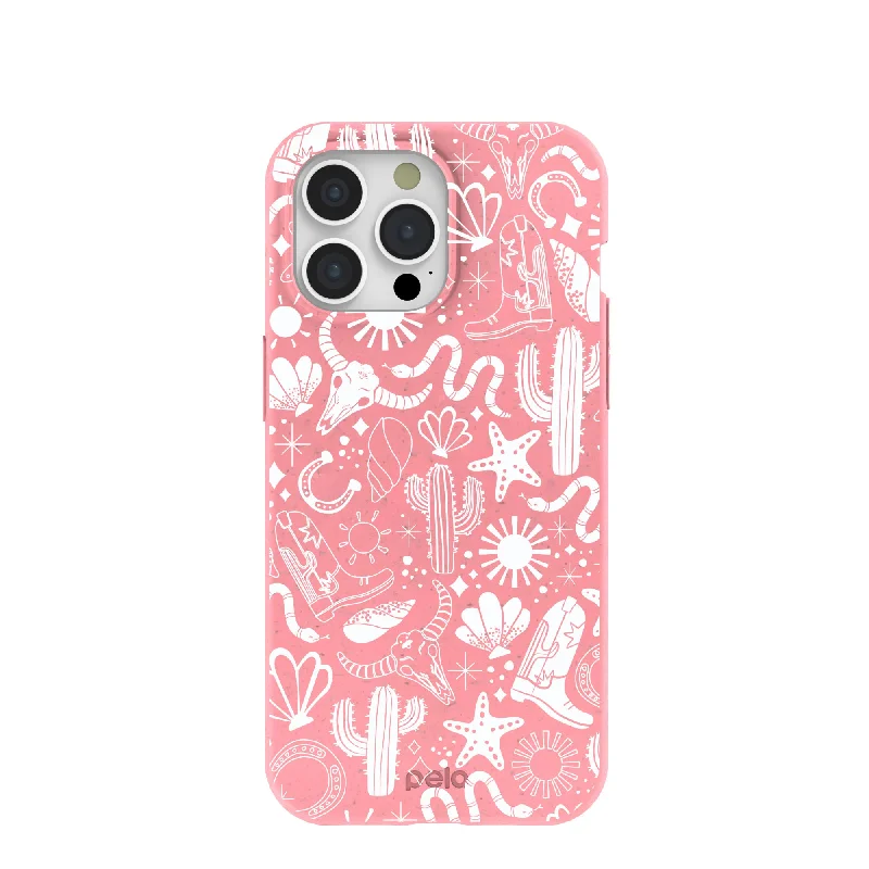 Bubblegum Pink Coastal Rodeo iPhone 15 Pro Max Case