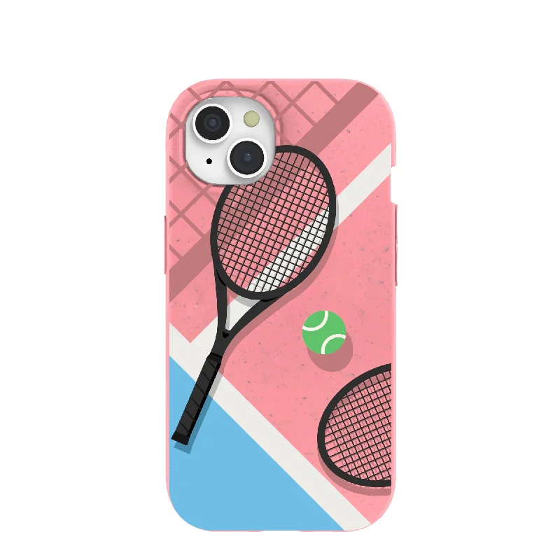 Bubblegum Pink Game Set Match iPhone 15 Case