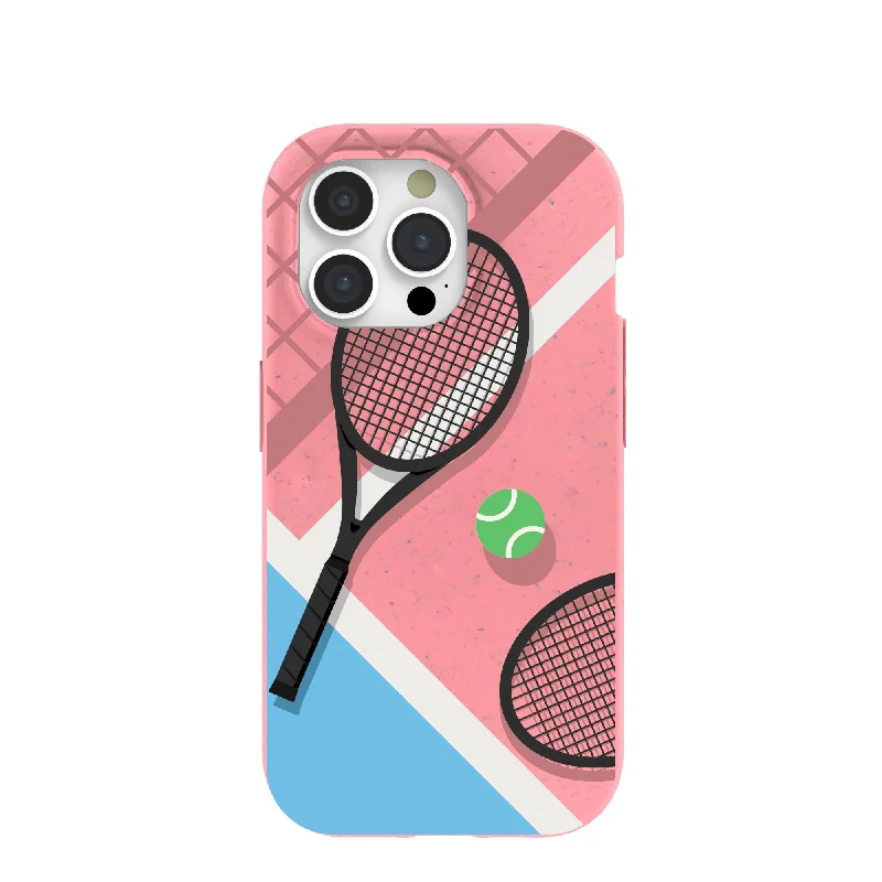 Bubblegum Pink Game Set Match iPhone 15 Pro Case