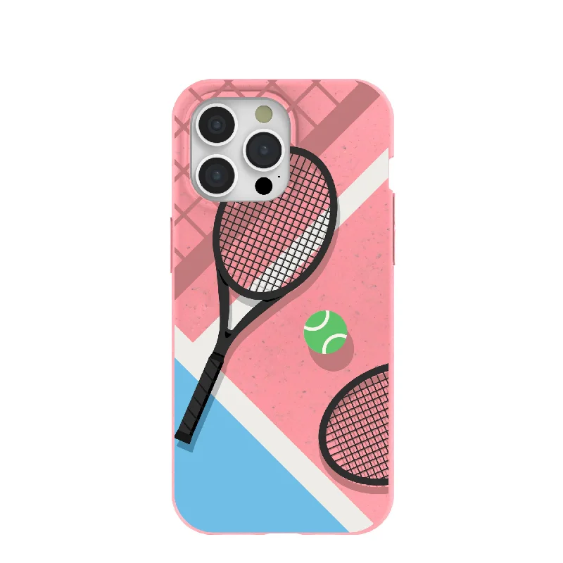 Bubblegum Pink Game Set Match iPhone 15 Pro Max Case