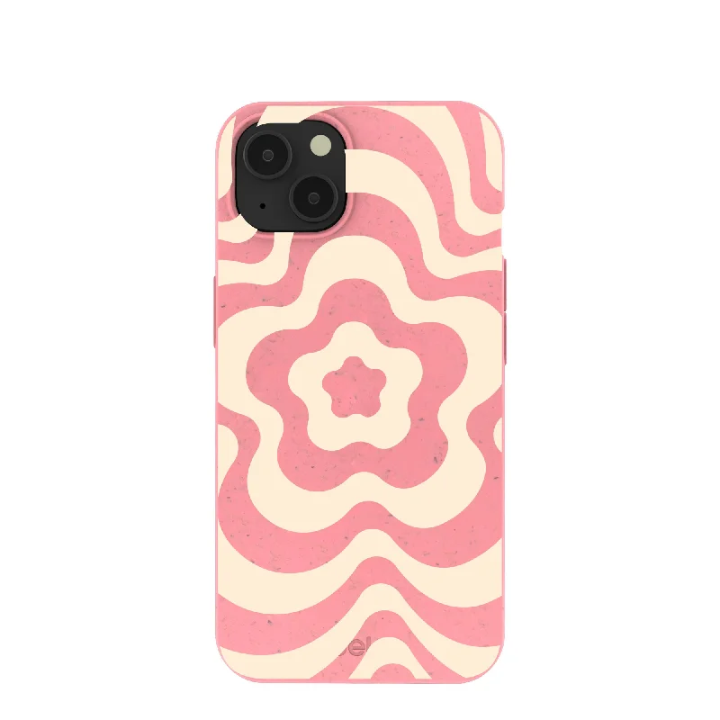 Bubblegum Pink Morning Flower iPhone 13 Case