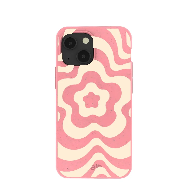 Bubblegum Pink Morning Flower iPhone 13 Mini Case