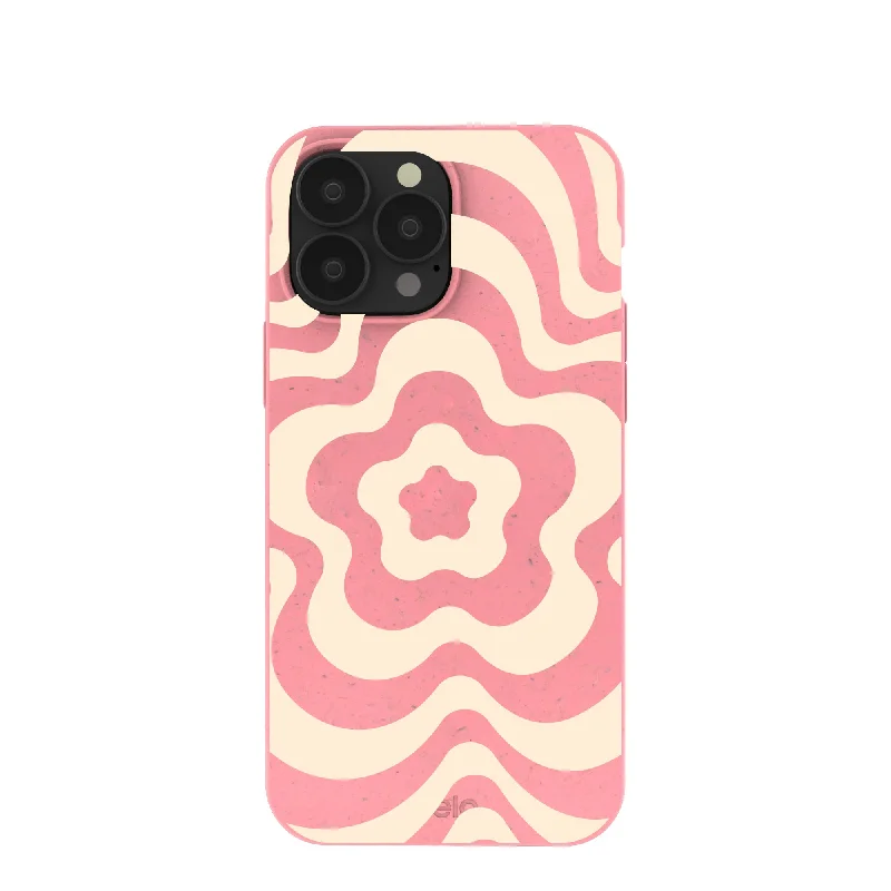 Bubblegum Pink Morning Flower iPhone 13 Pro Max Case