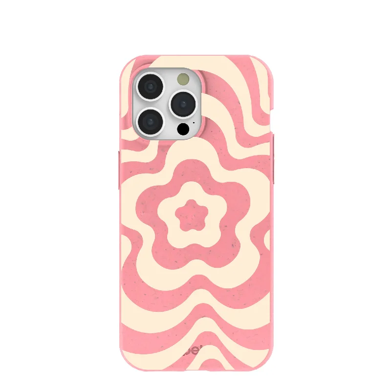 Bubblegum Pink Morning Flower iPhone 15 Pro Max Case