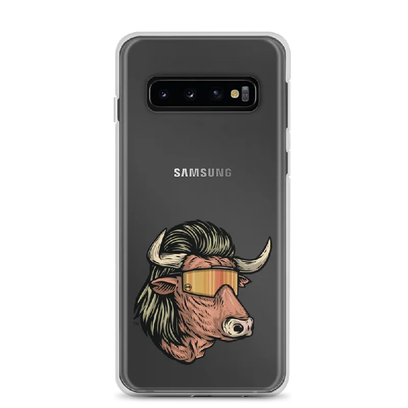 Bull Mullet Samsung Case - Clear