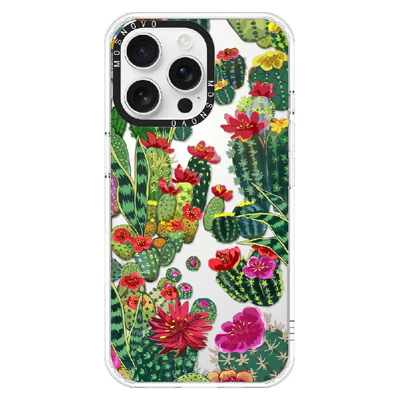 Cactus Garden Phone Case - iPhone 16 Pro Max Case