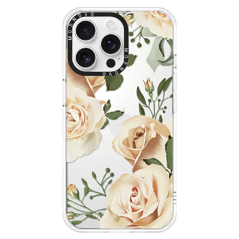 Champagne Rose Phone Case - iPhone 16 Pro Max Case