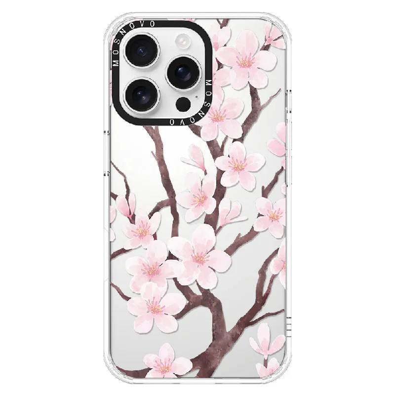 Cherry Blossom Flower Phone Case - iPhone 16 Pro Max Case