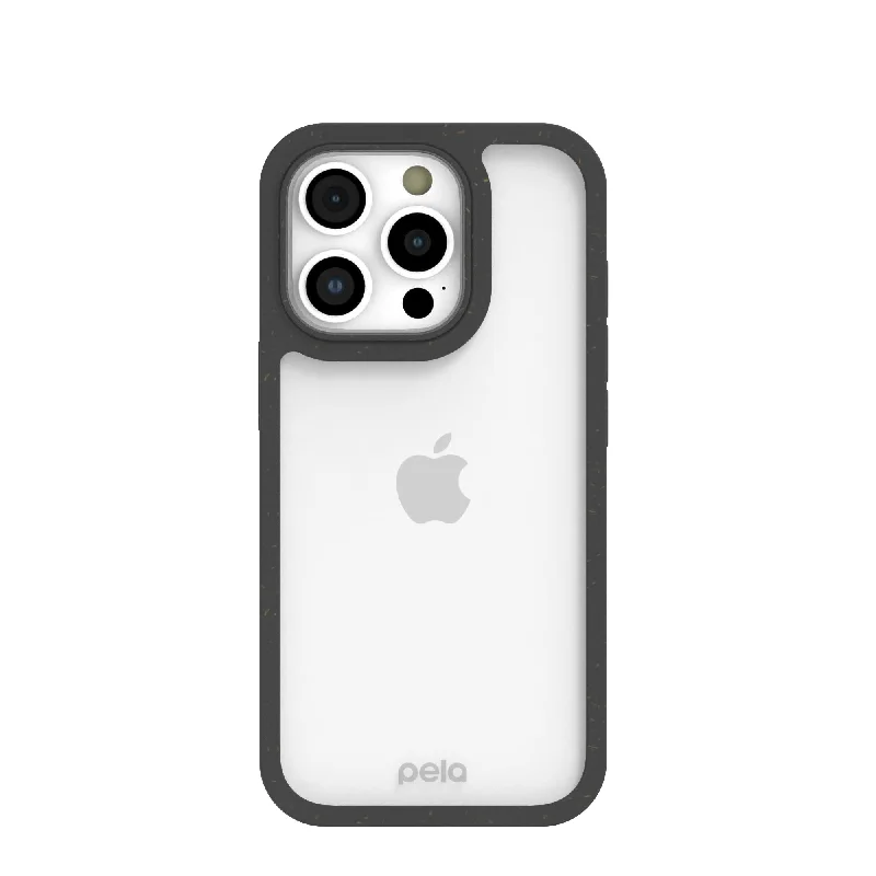 Clear iPhone 16 Pro Case with Black Ridge