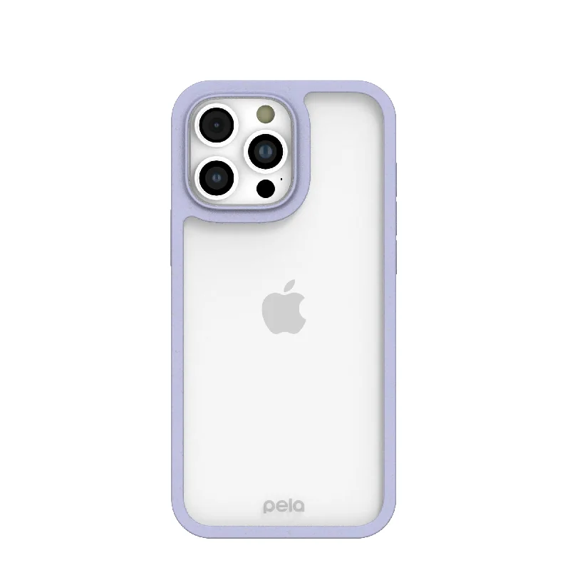 Clear iPhone 16 Pro Max Case with Lavender Ridge