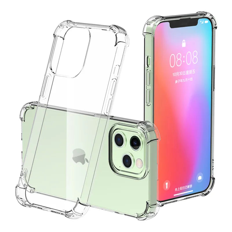 iPhone Case #186 = Transparent Bumper 0.5mm Case Cover iPhone 16,15, 14, 13, 12, 11, Pro, Max, Mini, XS Mas, XR, X/s, 8+,8, 7+, 7, 6+, 6, SE2, SE, 5, 5S, 5C, 4/s