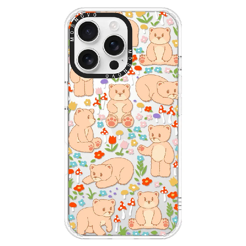 Cute Bear Phone Case - iPhone 16 Pro Max Case