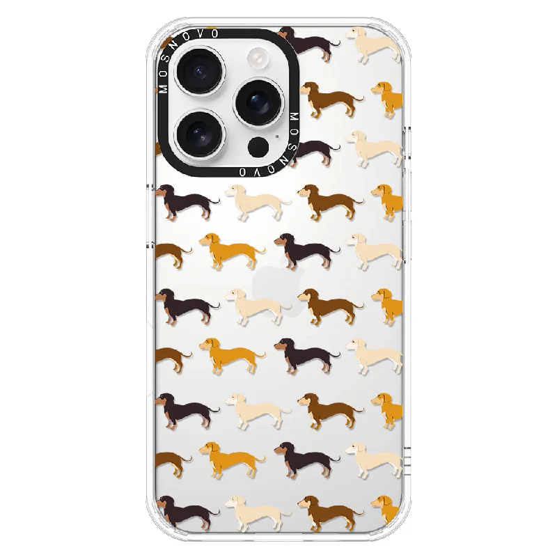 Cute Dachshund Phone Case - iPhone 16 Pro Max Case