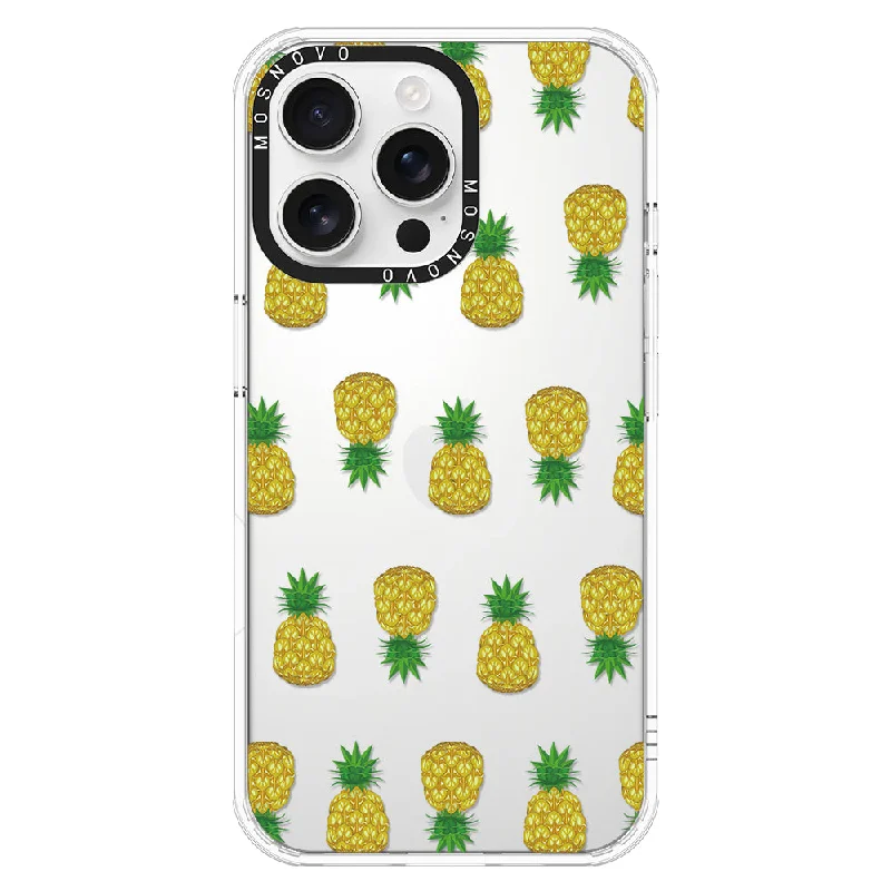 Cute Hawaiian Pineapple Phone Case - iPhone 16 Pro Max Case