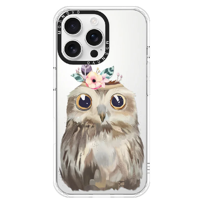 Cute Owl Phone Case - iPhone 16 Pro Max Case