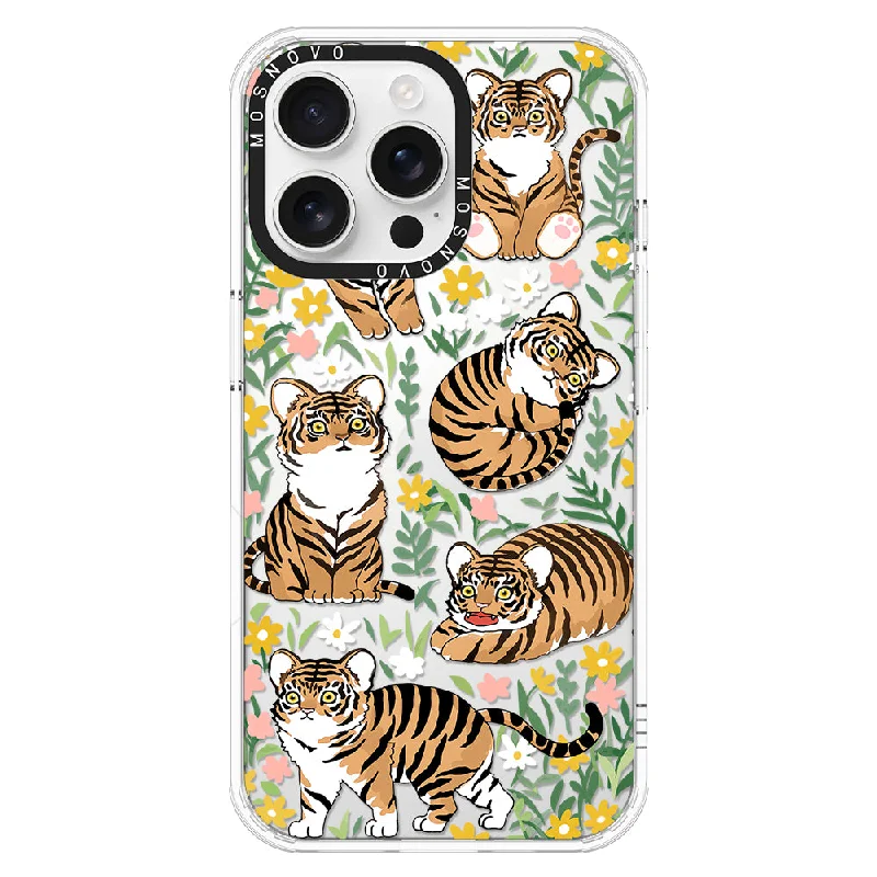 Cute Tiger Phone Case - iPhone 16 Pro Max Case