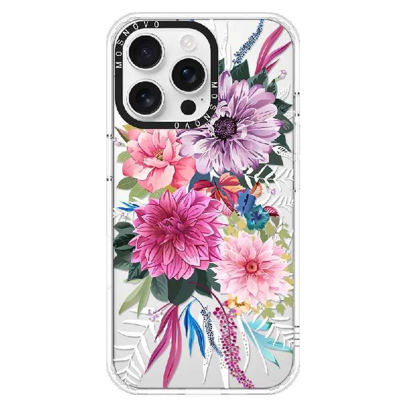 Dahlia Bloom Phone Case - iPhone 16 Pro Max Case