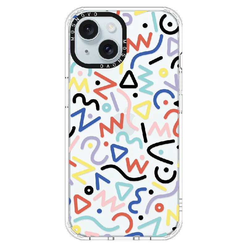 Doodle Art Phone Case - iPhone 15 Case