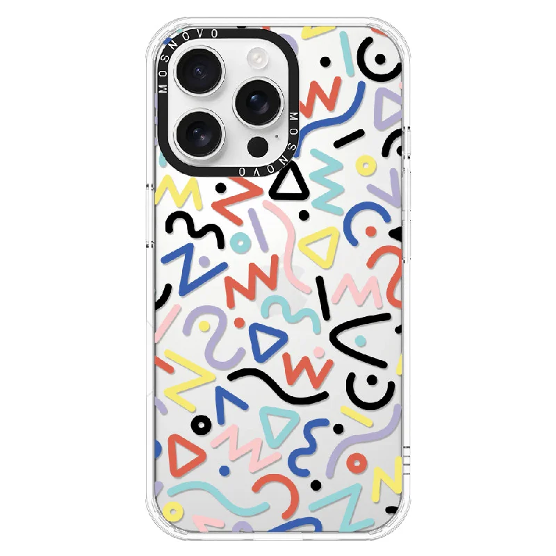 Doodle Art Phone Case - iPhone 16 Pro Max Case