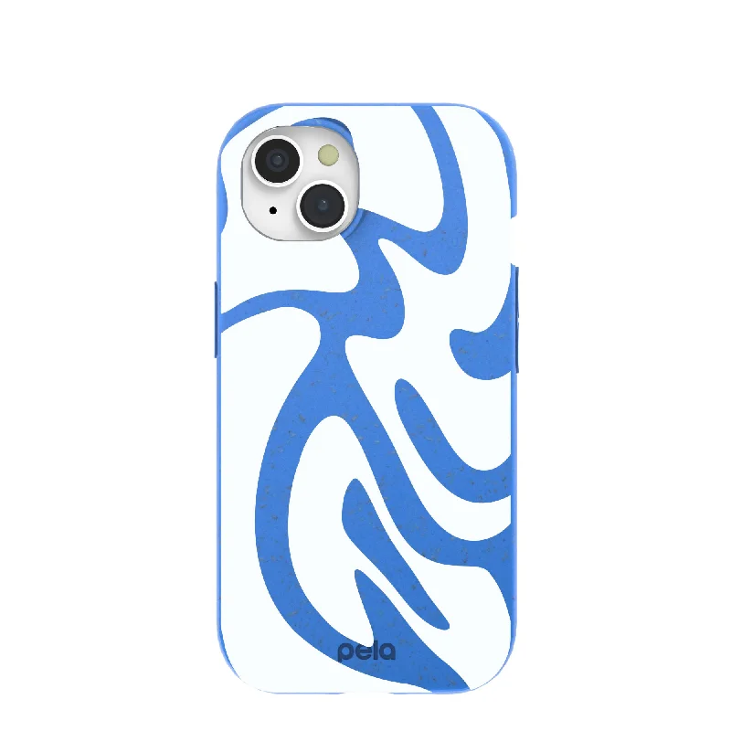 Electric Blue Blue Crush iPhone 15 Case