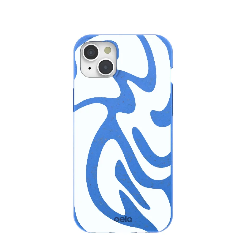 Electric Blue Blue Crush iPhone 15 Plus Case