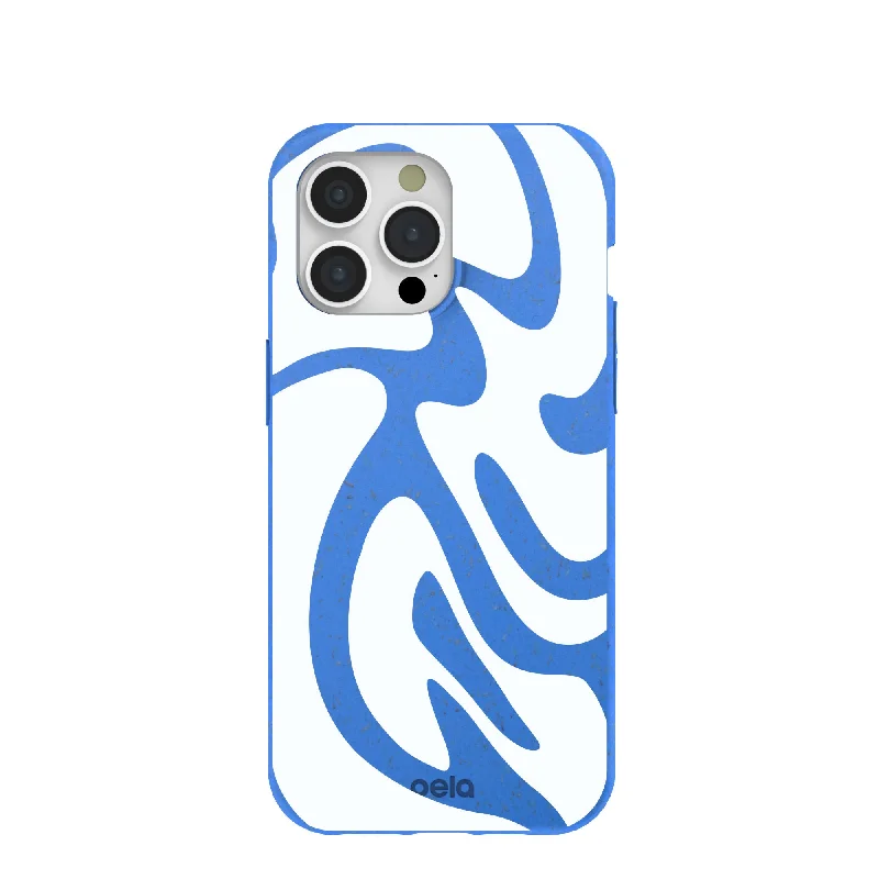 Electric Blue Blue Crush iPhone 15 Pro Max Case