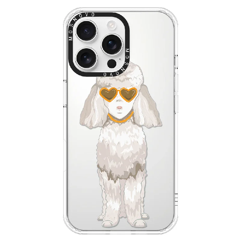 Elegant Poodle Phone Case - iPhone 16 Pro Max Case