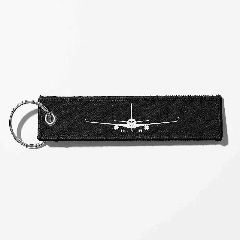 Boeing 767 Silhouette Designed Key Chains