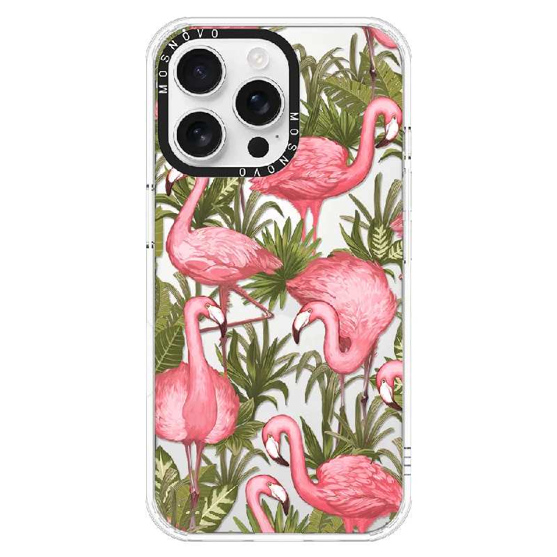 Flamingo Art Phone Case - iPhone 16 Pro Max Case