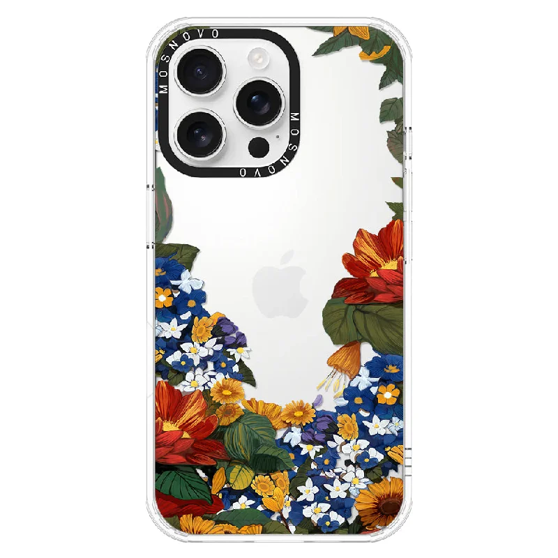 Floral Garden Phone Case - iPhone 16 Pro Max Case