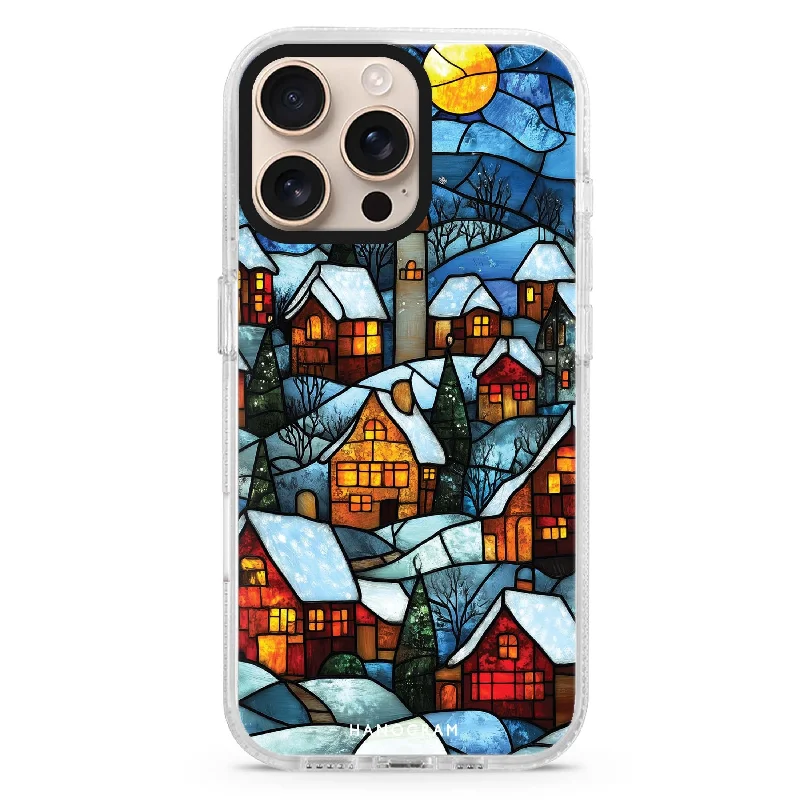 Frosted Village Glow iPhone Ultra Clear Case