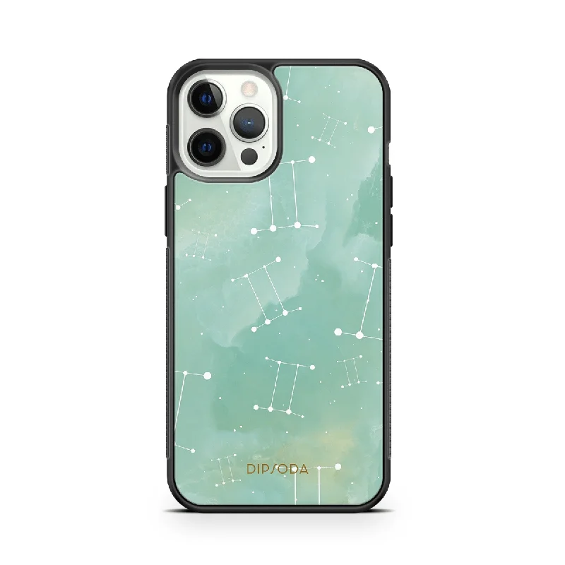 Gemini Zodiac Rubber Phone Case